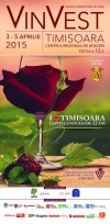 VINVEST 2015: Salonul Internațional de Vinuri își va deschide pentru a 12-a oară porțile, în perioada 3-5 aprilie, la Timișoara