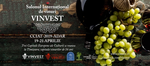 Vinuri din regiunile limitrofe a trei viitoare Capitale Europene ale Culturii, la festivalul VINVEST 2019