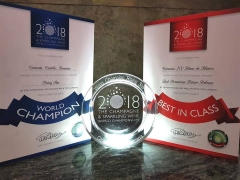 Crama CARASTELEC, triplu premiată la The Champagne and Sparkling Wine World Championship 2018