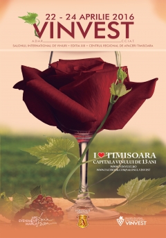 Salonul Internațional de Vinuri VINVEST va avea loc între 22 și 24 aprilie